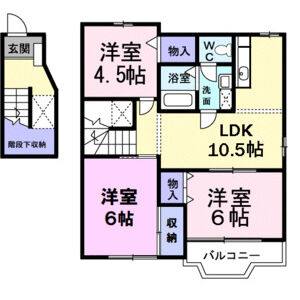 3LDK 間取り図