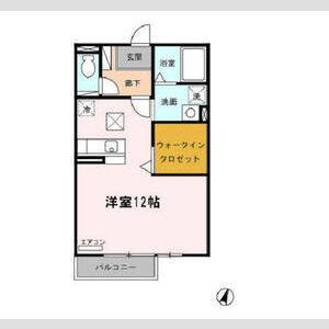 ワンルーム 間取り図