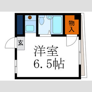 ワンルーム 間取り図