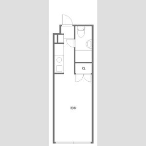 ワンルーム 間取り図