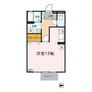 ワンルーム 間取り図
