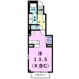 ワンルーム 間取り図