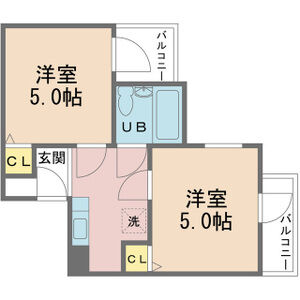 2K 間取り図