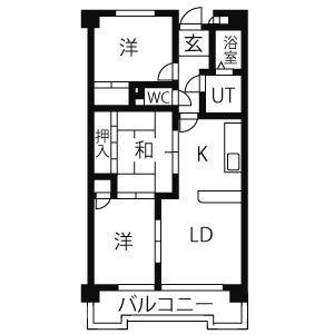 3LDK 間取り図