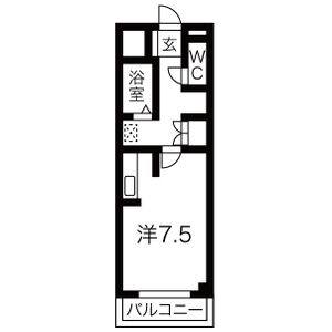 ワンルーム 間取り図
