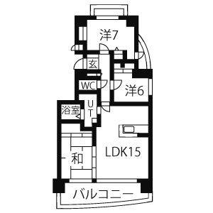 3LDK 間取り図
