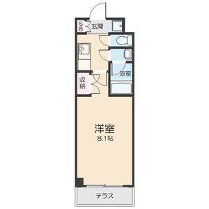 ワンルーム 間取り図