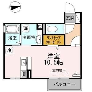 ワンルーム 間取り図