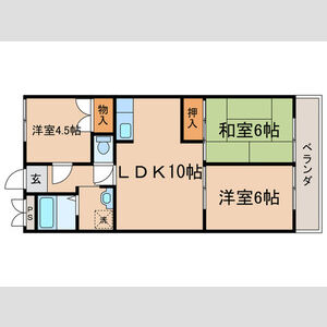3LDK 間取り図