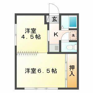 2K 間取り図