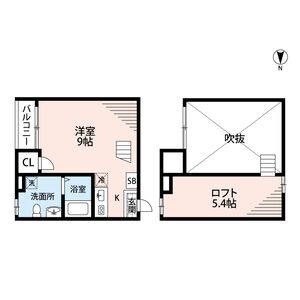 ワンルーム 間取り図