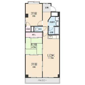 3LDK 間取り図