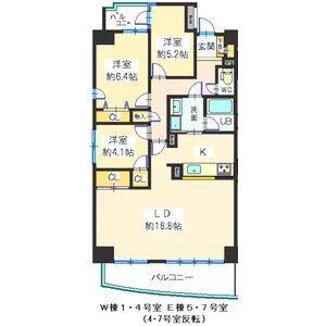 3LDK 間取り図