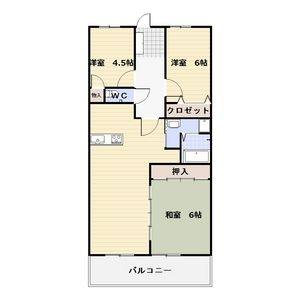 3LDK 間取り図
