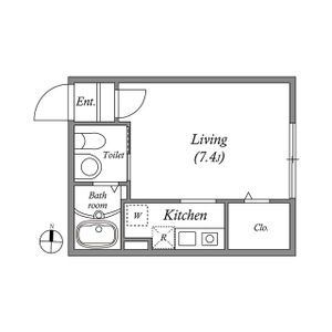 ワンルーム 間取り図