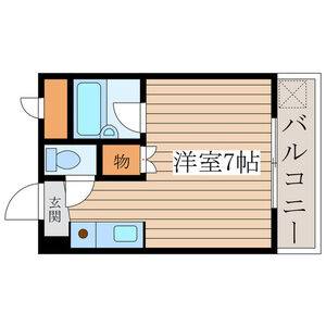 ワンルーム 間取り図