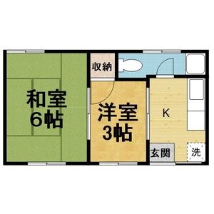 2K 間取り図