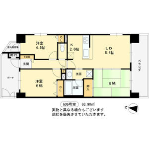 3LDK 間取り図