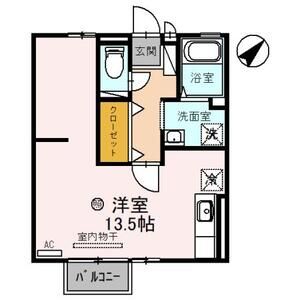 ワンルーム 間取り図
