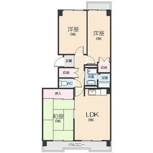 3LDK 間取り図