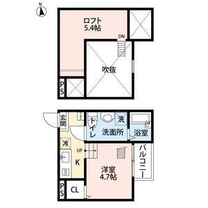 ワンルーム 間取り図
