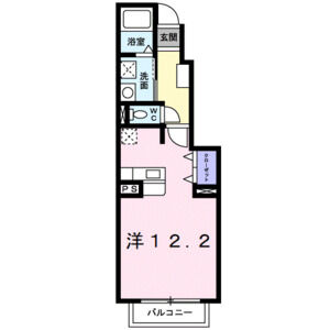 ワンルーム 間取り図