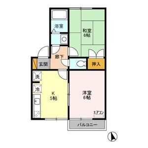 2K 間取り図