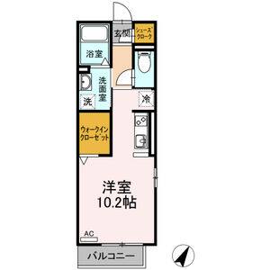 ワンルーム 間取り図