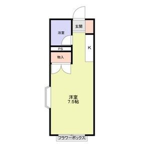ワンルーム 間取り図