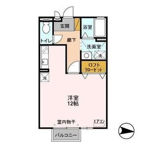 ワンルーム 間取り図