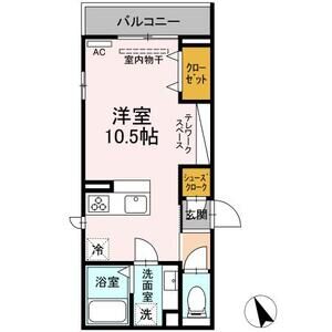 ワンルーム 間取り図