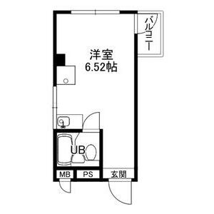 ワンルーム 間取り図