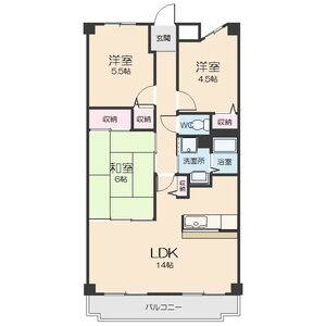 3LDK 間取り図