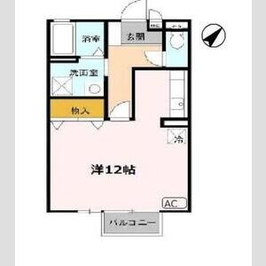 ワンルーム 間取り図