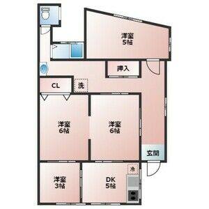4DK 間取り図
