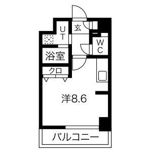ワンルーム 間取り図