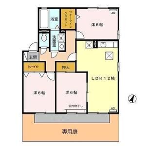 3LDK 間取り図