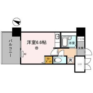 ワンルーム 間取り図
