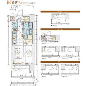 1DK 間取り図