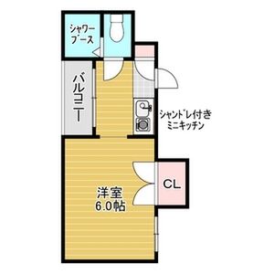 ワンルーム 間取り図