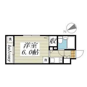 ワンルーム 間取り図