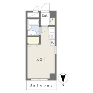 ワンルーム 間取り図