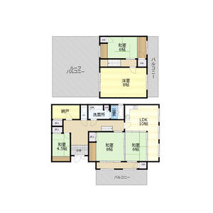 5LDK 間取り図