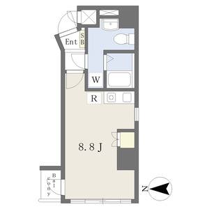 ワンルーム 間取り図