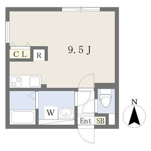 ワンルーム 間取り図