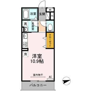 ワンルーム 間取り図