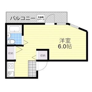 ワンルーム 間取り図