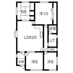 4LDK 間取り図