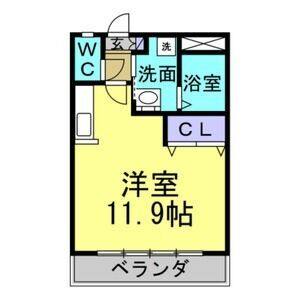 ワンルーム 間取り図