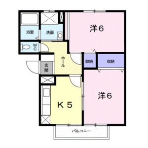 2K 間取り図